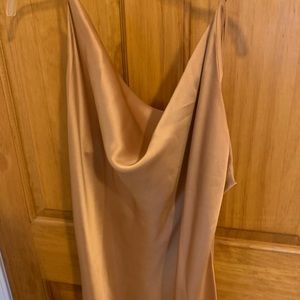beautiful champagne slip dress